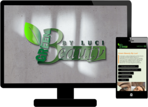 green beauty logo design